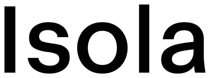Isola font preview