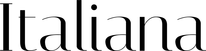 Italiana font preview