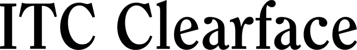 ITC Clearface font preview