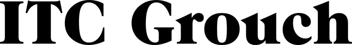 ITC Grouch font preview
