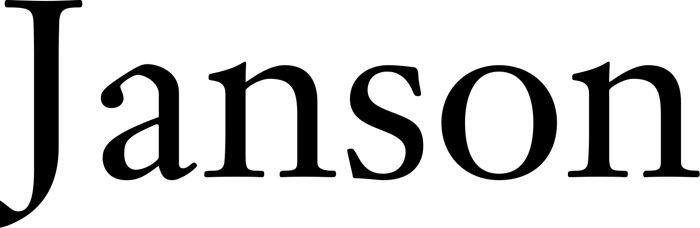 Janson font preview