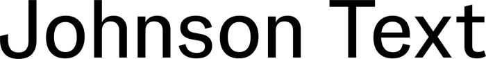 Johnson Text font preview