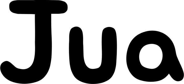 Jua font preview