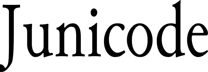 Junicode font preview