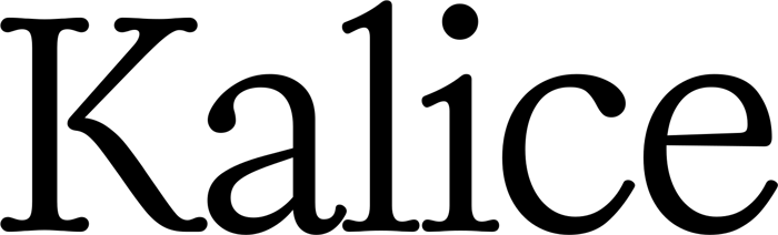 Kalice font preview