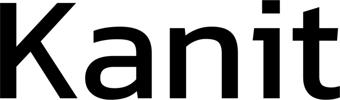 Kanit font preview
