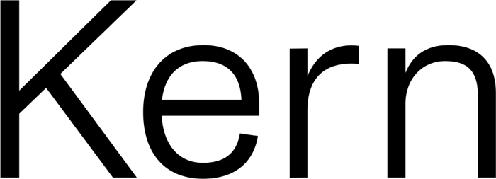 Kern font preview