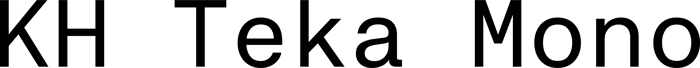 KH Teka Mono font preview
