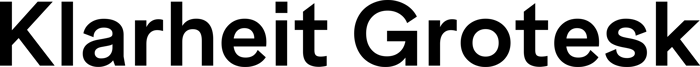 Klarheit Grotesk font preview