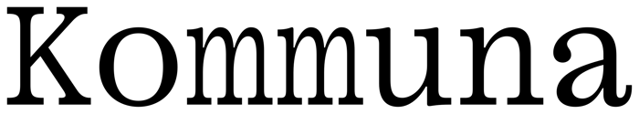 Kommuna font preview