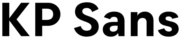 KP Sans font preview