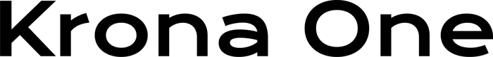 Krona One font preview