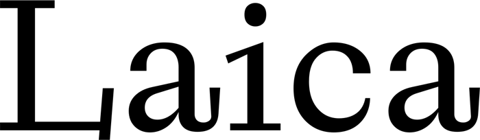 Laica font preview