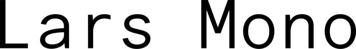 Lars Mono font preview