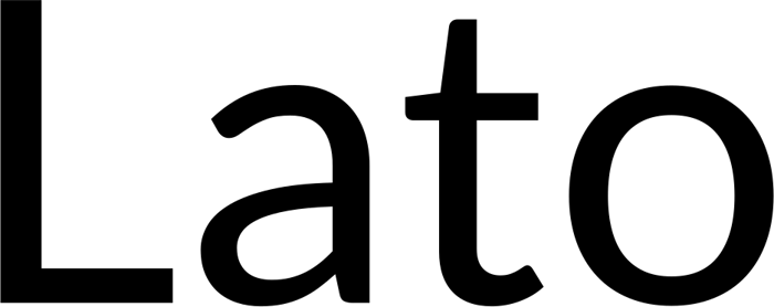 Lato font preview
