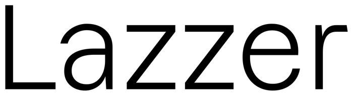 Lazzer font preview