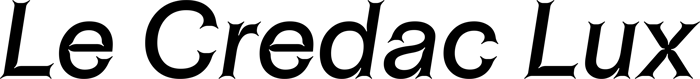Le Credac Lux font preview