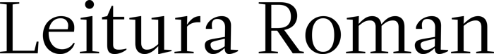 Leitura Roman font preview