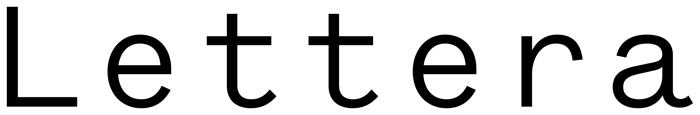 Lettera font preview