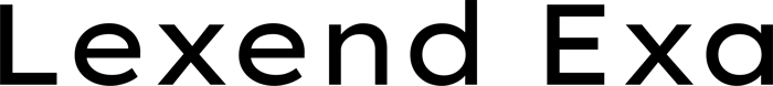 Lexend Exa font preview