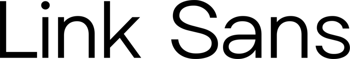 Link Sans font preview