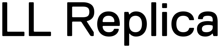 LL Replica font preview