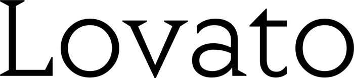 Lovato font preview