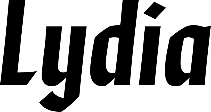 Lydia font preview