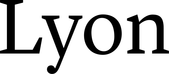 Lyon font preview