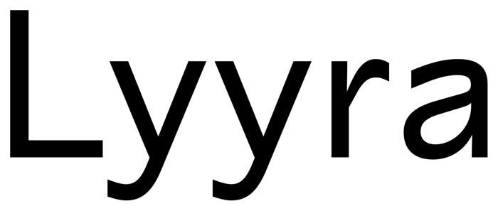 Lyyra font preview