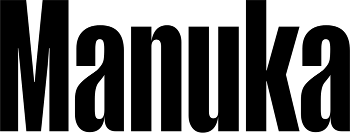 Manuka font preview