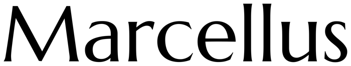 Marcellus font preview