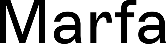 Marfa font preview