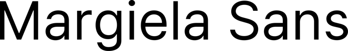 Margiela Sans font preview