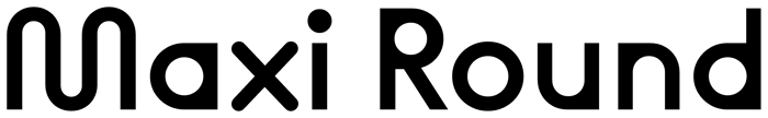 Maxi Round font preview