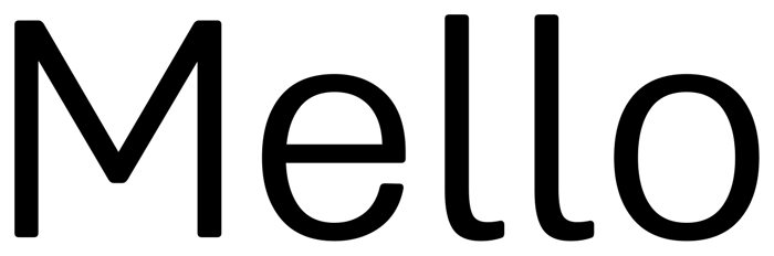 Mello font preview