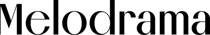 Melodrama font preview