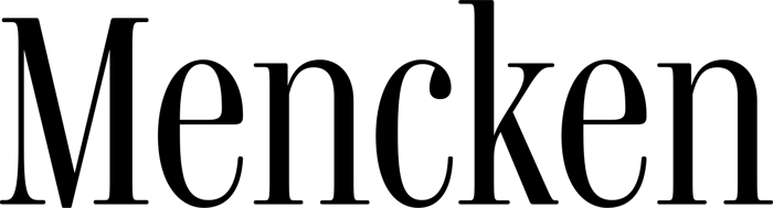 Mencken font preview