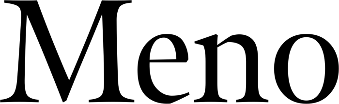 Meno font preview