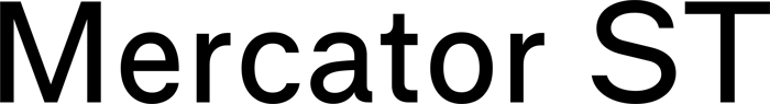Mercator ST font preview
