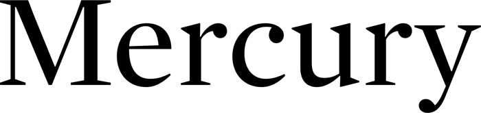 Mercury font preview