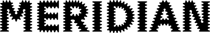 Meridian font preview