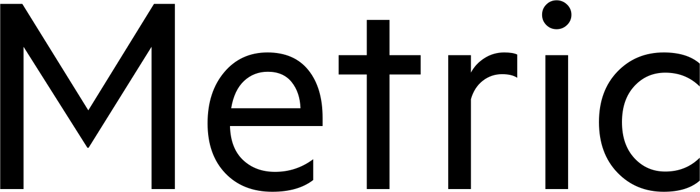 Metric font preview