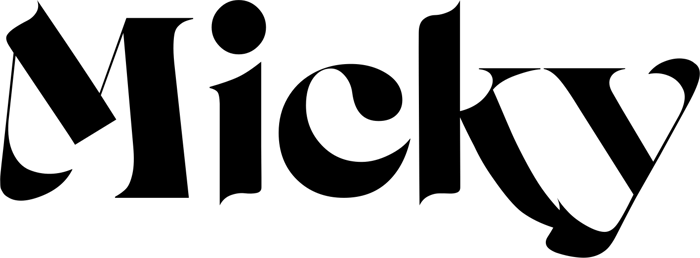 Micky font preview