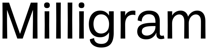 Milligram font preview