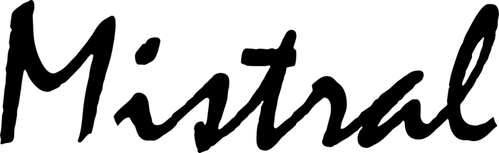 Mistral font preview