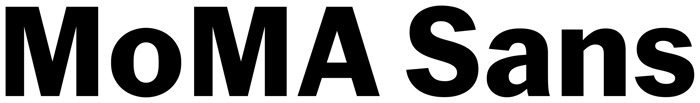 MoMA Sans font preview