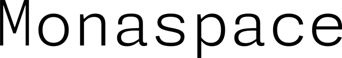 Monaspace font preview