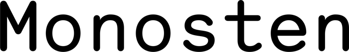 Monosten font preview