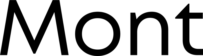 Mont font preview
